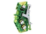 Terminal &Icirc;mbinare Șine 0,08-4mm2 Piste 1 Borne 3 Galben-Verde