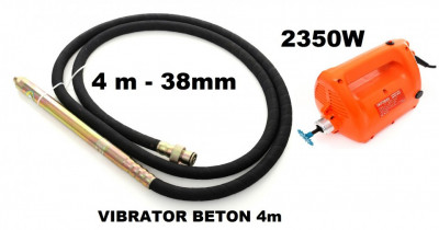 Vibrator pentru beton 2350W Lancie de 4m KRAFTDELE KD10840 foto