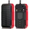 Baterie Externa Solara Linomag&reg;, Power Bank 40000 mAh, 2 cabluri, 4 porturi, Incarcare wireless, Busola &amp; Lanterna incorporate, Incarcare rapida, Wate