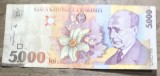 BNKRO05 Bancnota veche 1000 lei 1998 Mihai Eminescu hirtie Romania una mie lei circulata bani vechi colectie numismatica