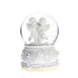 Glob decorativ cu ingeras 10 cm