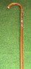 BASTON LEMN VINTAGE 5 EMBLEME METAL APLICATE