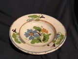 Arta / Traditie - Farfurie veche taraneasca cu flori realizata in Transilvania !