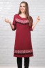 Rochie de ocazie traditionala Nadina Ciucuri BordoMarimea, Yves