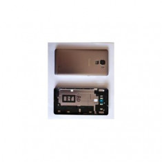Capac Baterie cu geam camera si Blitz , senzor de amprenta ,Huawei Honor 7 Grey Original Swap