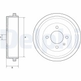 DELPHI BF549 Tambur frana