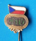 Insigna veche 1960 sport Concurs International sportiv CS TV