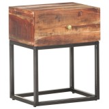 vidaXL Noptieră, 40 x 30 x 50 cm, lemn de acacia brut 320915