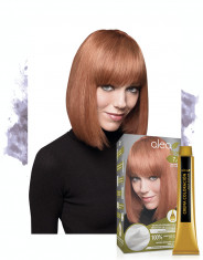 Vopsea de par cu ulei de argan si macadamia Blond Aramiu 7,4 Alea Color kit 155 gr foto