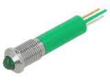 Lampă de control LED verde &Oslash;8mm