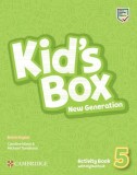 Kid's Box New Generation Level 5 Activity Book with Digital Pack British English - Paperback brosat - Caroline Nixon , Michael Tomlinson - Art Klett