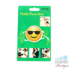 Suport Telefon iPhone Samsung Nokia HTC Stand Finger Grip Fata Zambitoare Cu Ochelari Universal foto