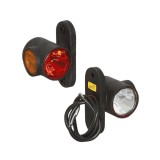 Lampa gabarit Universal, 12/24V, 64x100mm,alb-rosu-galben,omologare ECE, cu LED,, Stanga , Dreapta, Rapid