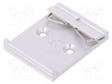 M&acirc;ner aluminiu 40mm pentru şină DIN TS35 - FISCHER ELEKTRONIK