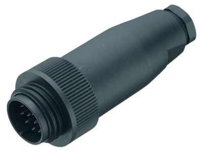 Conector circular BINDER 694, RD30 125V, PIN 24, mufă tată lipire 3A foto
