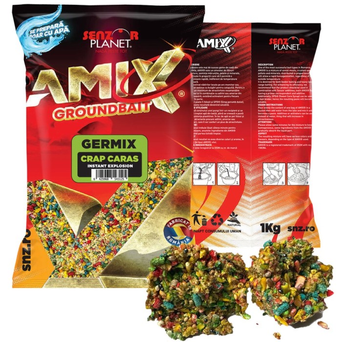 Amestec de Nadire Germix Senzor Planet, Crap &amp; Caras, 1kg
