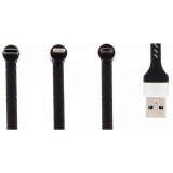 Cablu Cablu 3in1 USB to Lightining, Type-C, Micro-USB Alb