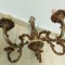 Elegant candelabru din bronz masiv cu 5 brațe in stilul Rococo piesa cu j lucratura de o foarte mare finețe