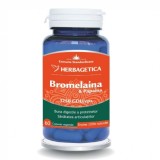 Cumpara ieftin Bromelaina si papaina, 60 capsule, Herbagetica