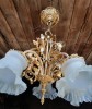 Superb candelabru din bronz masiv Dore
