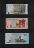 Set Siria 50 + 100 + 500 pounds unc, Asia