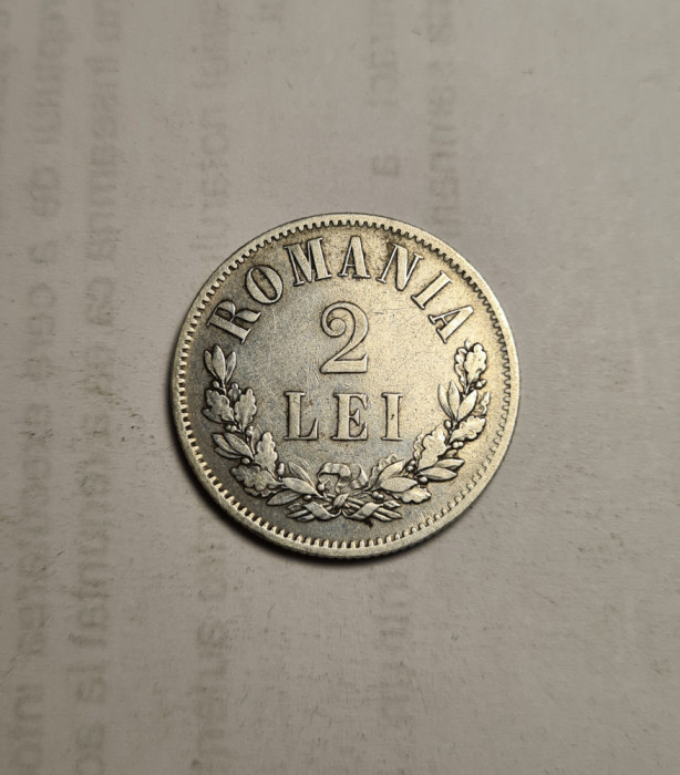 2 lei 1876 Piesa Frumoasa de Colectie