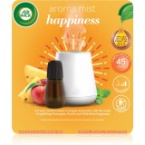 Air Wick Aroma Mist Happiness aroma difuzor cu rezerv&atilde; + baterie 20 ml