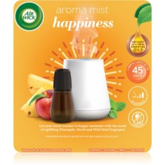 Air Wick Aroma Mist Happiness aroma difuzor cu rezerv&atilde; + baterie 20 ml