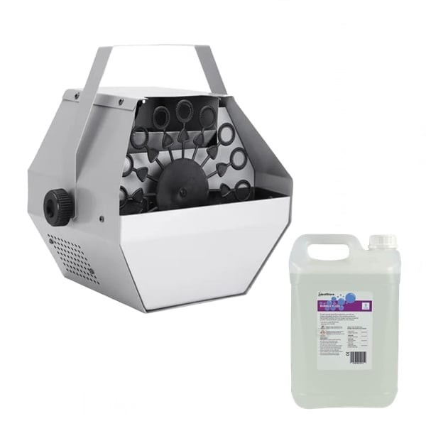 Set masina baloane si lichid 5 l, DEPOX&reg;, argintiu, 60w
