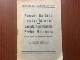 patru figuri ale spiritului omenesc Rolland Michel Nieuwenhuis Malatesta 1936