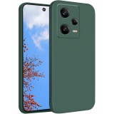 Husa de protectie, flippy, pentru xiaomi redmi note 12 pro 5g, liquid silicone, cu microfibra pe interior, protectie antisoc, compatibil incarcare wir