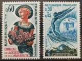 BC155, Franta, 2 serii aniversari 1965, 1966