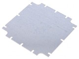 Placă de montare oțel zincat 121x121x2mm