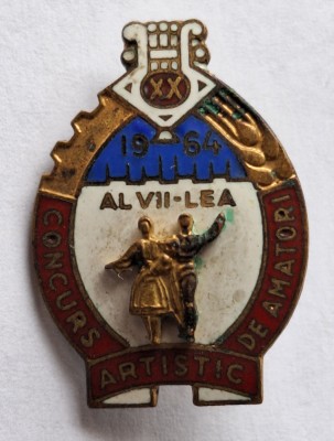 Al VII lea Concurs artistic de amatori insigna SUPERBA, email la cald, anul 1964 foto