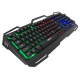 Tastatura Gaming iMice AK-400 Laser Light Gradient, 3 Culori, Cu fir, USB