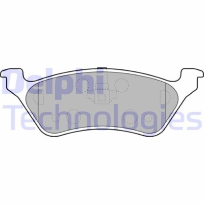 Delphi set placute frana, frana disc foto