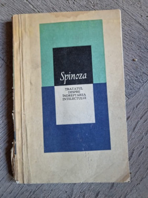 Tratat despre indreptarea intelectului - Spinoza foto