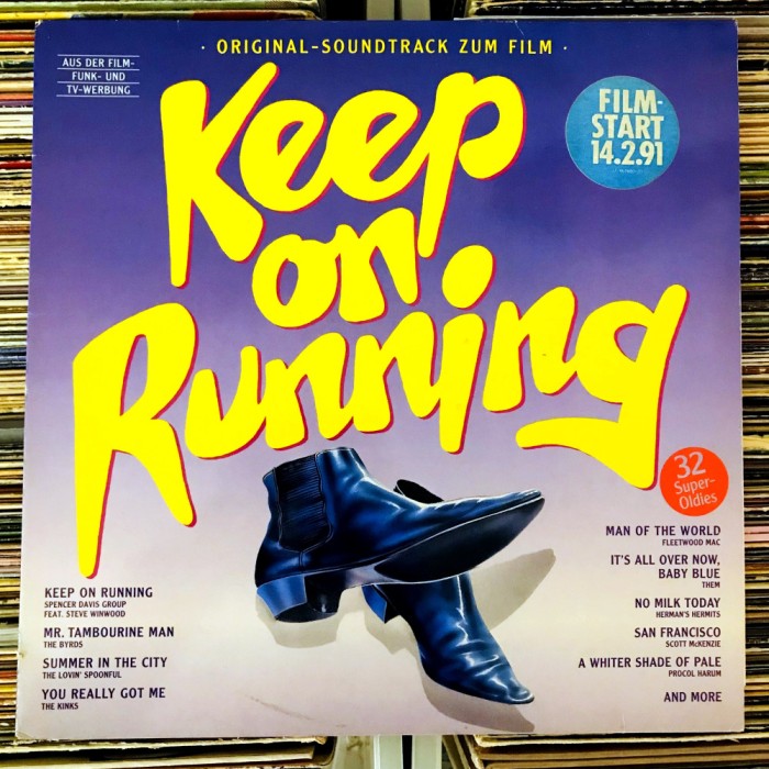 Disc Vinil Dublu LP KEEP ON RUNNING (Film Soundtrack), (1990), NOU, vezi descriere, Psychedelic Rock, Blues Rock, Beat, Soul, Prog, Funk,Rock &amp; Roll