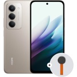 Telefon mobil Redmi 15, 128GB, 6GB RAM, Dual SIM, Titan Gray &amp; Woven Strap Ring