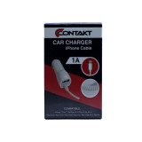 Cumpara ieftin Incarcator auto lightning 1X USB Contakt Alb 1A