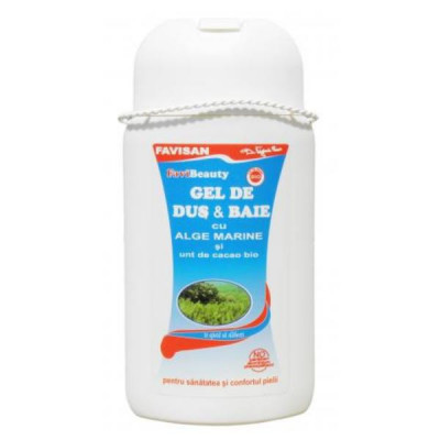 Gel dus&amp;amp;baie cu alge marine 300ml favisan foto