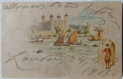 Carte Postala, Londra, 1903 foto