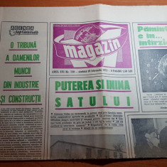 magazin 19 februarie 1972-articol si foto despre comuna vedea jud. giurgiu