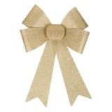 Bow Decorativ de Crăciun Aur cu Glitter pentru Decorațiuni, CMCLASS