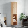 VidaXL Dulap &icirc;nalt, stejar sonoma, 34,5x34x180 cm, lemn prelucrat 3200332