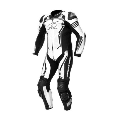 Costum Moto Spyke Assen Race 2.0 Negru / Alb Marimea 56 110162/10201/56 foto