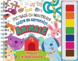 Cumpara ieftin Animale. Pictează Cu Degețelele. Carte Cu Activități, - Editura Flamingo
