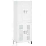 Cumpara ieftin Dulap inalt, alb, 69,5x34x180 cm, lemn compozit