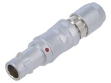 Conector circular MH CONNECTORS 2 pini 5A IP50 drept 2,4-3,3mm MHCP0002PS30