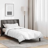 vidaXL Duvet de iarnă Alb 135 x 220 cm Jos